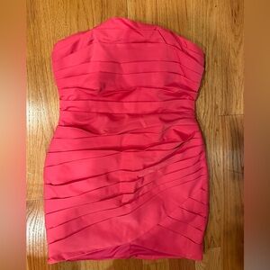 Lavish Strapless Pink Dress